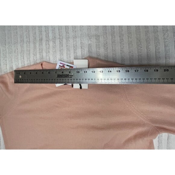 Halogen Womens Size XL Crewneck Cashmere Pullover Sweater Pink Chintz New $98 - Picture 6 of 9